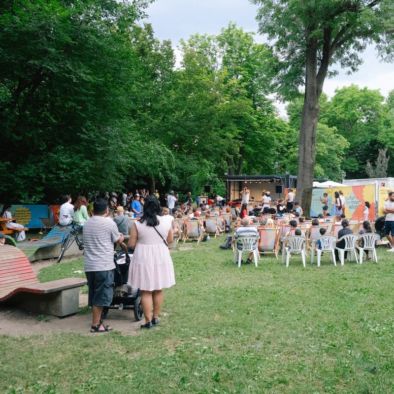 KVSAL: KVSAL performt auf der Kultursommer-Bühne im Waldmüllerpark.