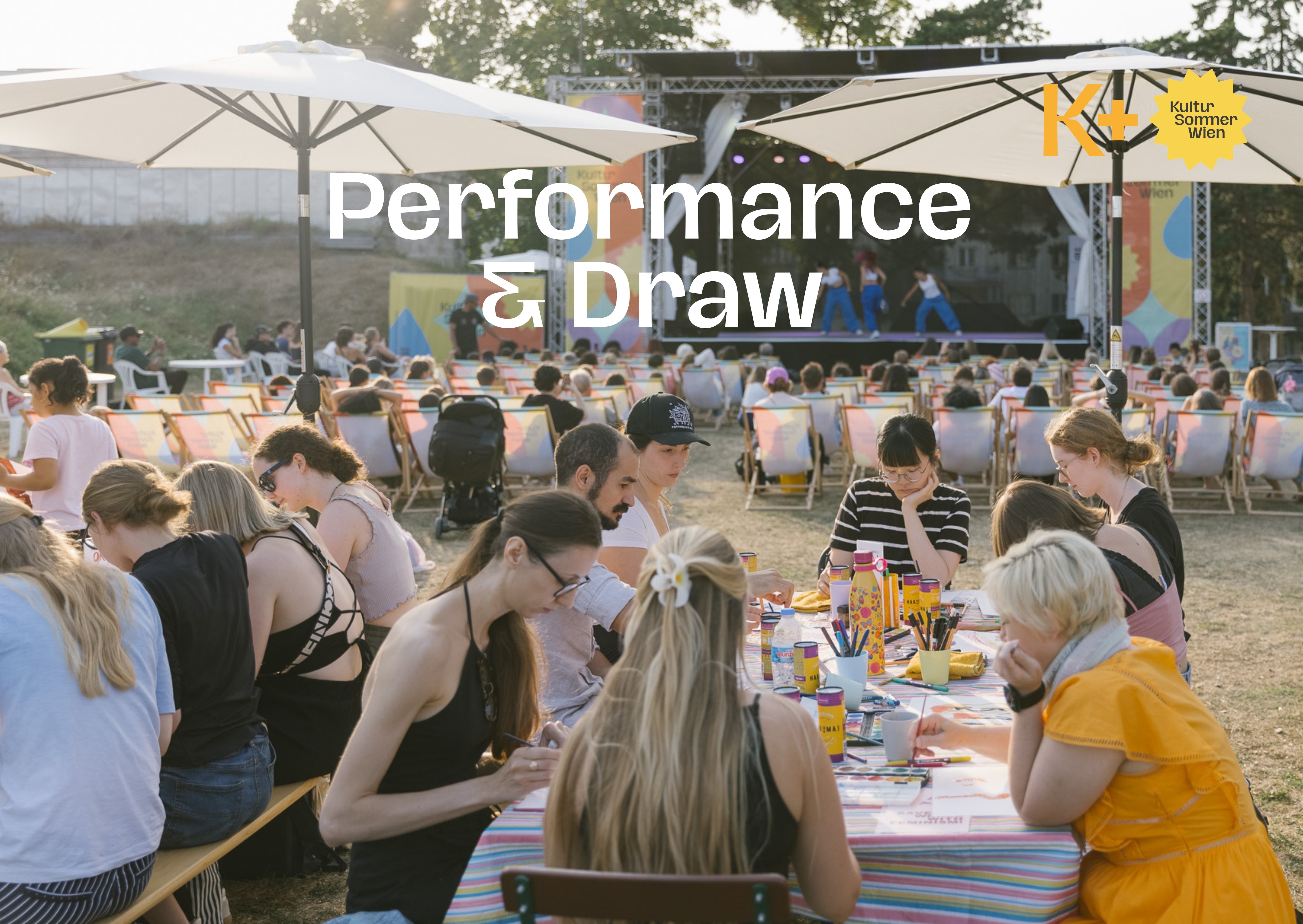 Performance & Draw – Von der Bühne aufs Papier